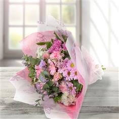Pink Hand- DryTied Bouquet