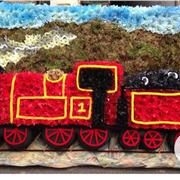 STEAM TRAIN FLORAL TRIBUTE