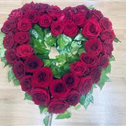 Red Rose Open Heart 